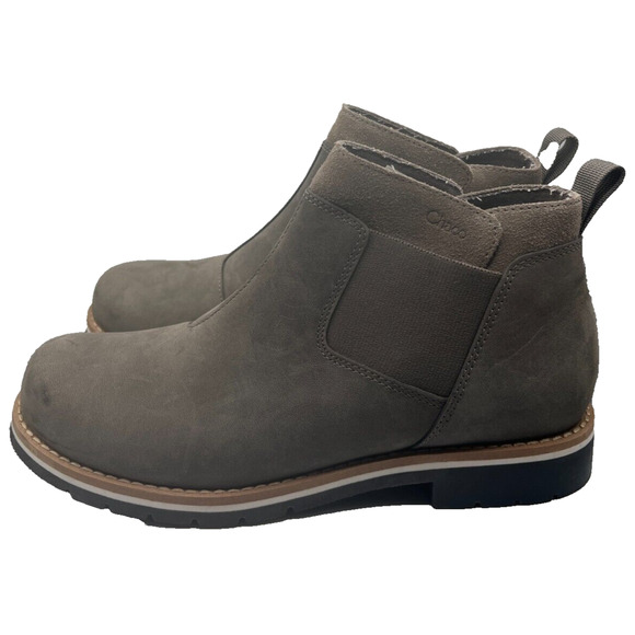 Chaco Womens Chelsea Boots Size 8 Gray Cataluna Explorer Booties - Picture 2 of 10